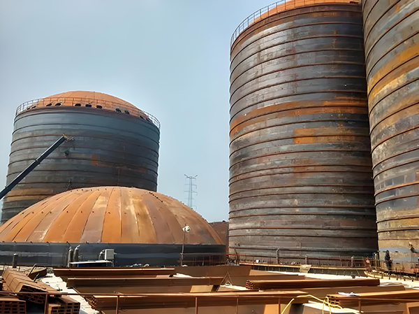 东湖焦粉钢板仓